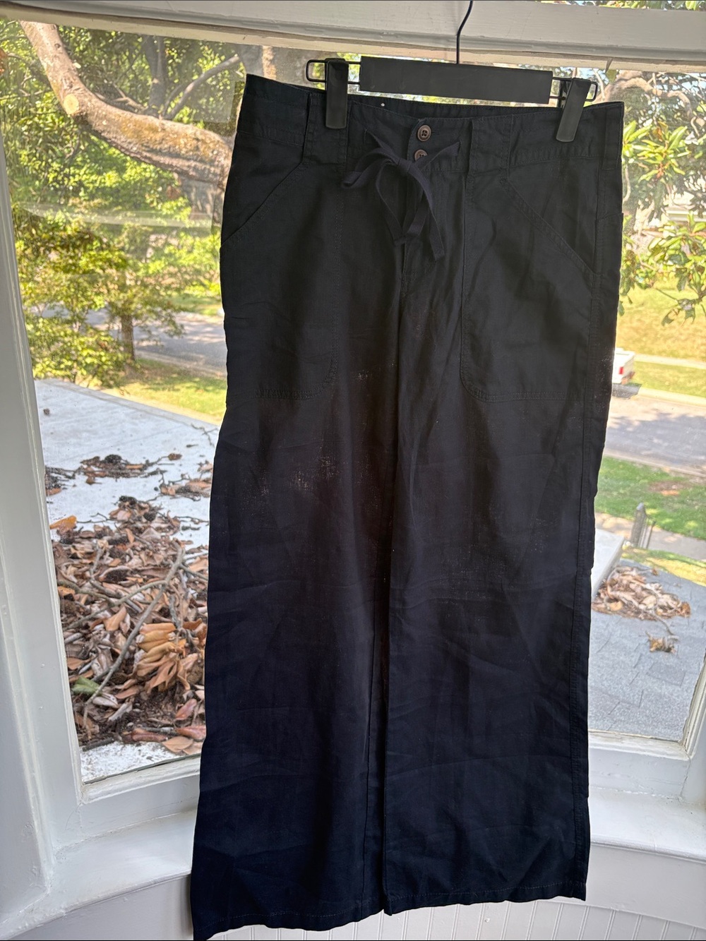 Patagonia Hemp Navy Wide-Leg Drawstring Pants-4